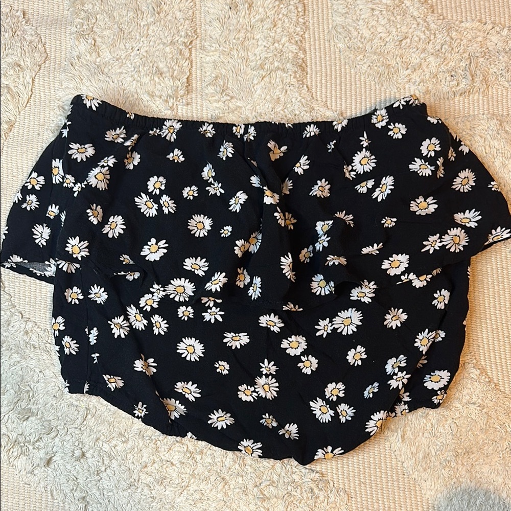 Hollister ruffle tube top